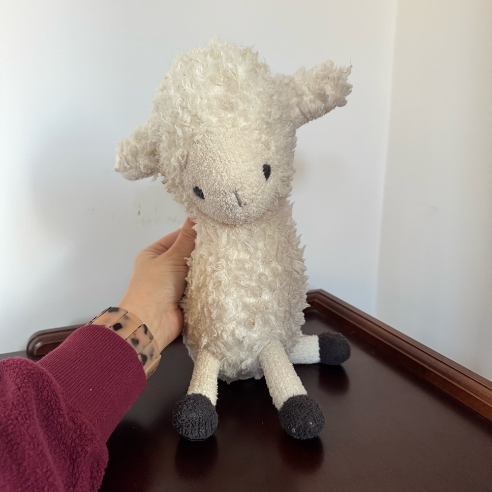 Barefoot Dreams CozyChic Lamb Buddie Stuffed Animal - Picture 3 of 6